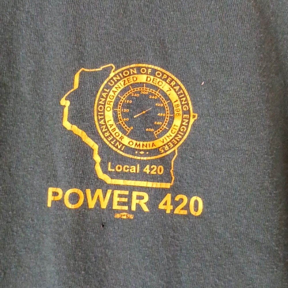 Local 420 union shirt Power 420
